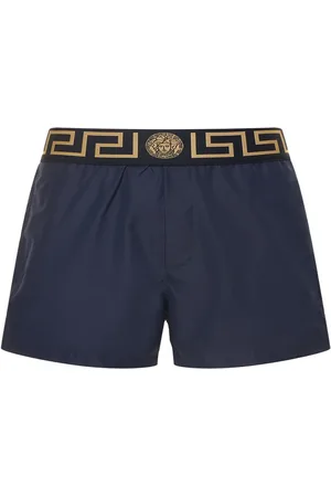 VERSACE Monogram Waistband Tech Swim Shorts
