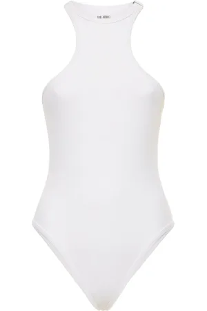 The Attico Ribbed One Piece Swimsuit