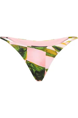 Louisa Ballou Mini Ring Printed Bikini Bottom