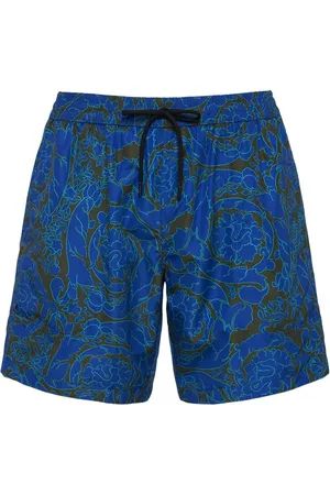 VERSACE Barocco Printed Nylon Swim Shorts