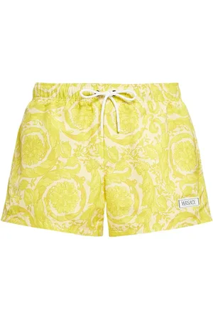 VERSACE Barocco Print Nylon Swim Shorts