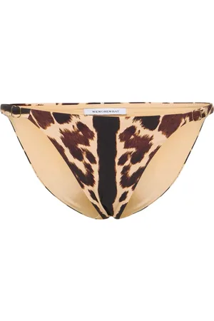 WeWoreWhat Animal Printed Bikini Bottoms