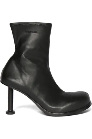 Balenciaga 80mm Mallorca Faux Leather Ankle Boots