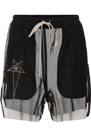 Rick Owens Champion Micromesh Logo Shorts