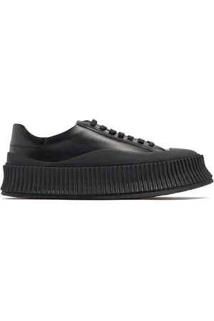 Jil Sander 40mm Vulcanized Leather Sneakers