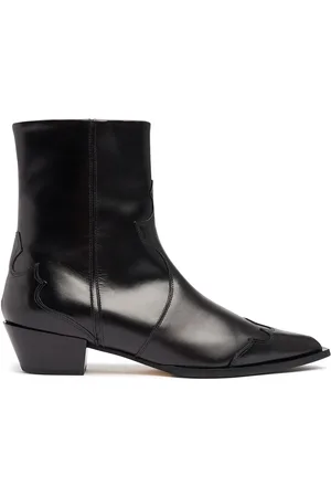 Aeyde 40mm Hester Leather Ankle Boots