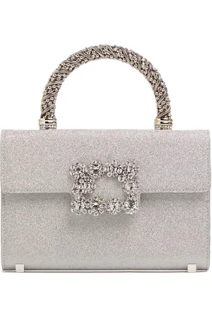 Roger Vivier Mini Flower Jewel Envelope Bag