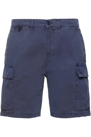Sundek Striped Cotton Poplin Cargo Shorts