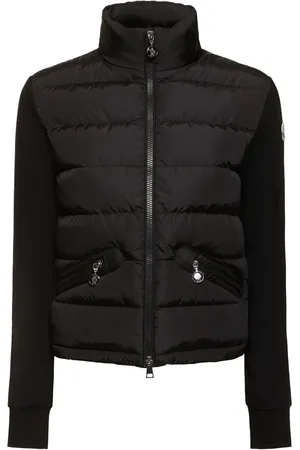 Moncler Padded Viscose Blend Zip-up Sweatshirt