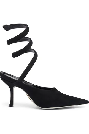 RENE CAOVILLA 80mm Grace Suede Mules