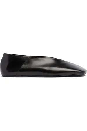 Jil Sander 10mm Folded Leather Ballerinas