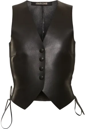 Roberto Cavalli Leather Vest