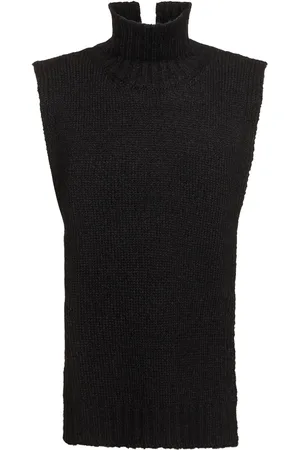 Jil Sander High Neck Knit Vest
