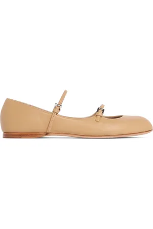 Max Mara 5mm Circus Leather Ballerinas