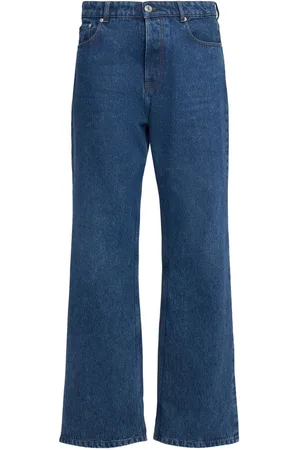 Ami Oversized Cotton Denim Jeans