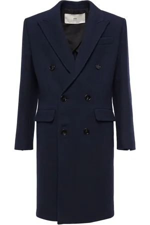 Ami Double Breasted Wool Coat