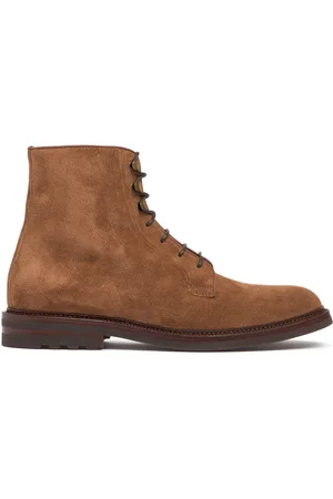 Brunello Cucinelli Suede Ankle Boots