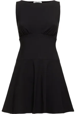 Reformation Mayve Stretch Cotton Knit Mini Dress
