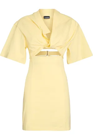 Jacquemus La Robe Tshirt Bahia Cotton Mini Dress