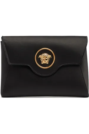 VERSACE Mini La Medusa Satin Clutch