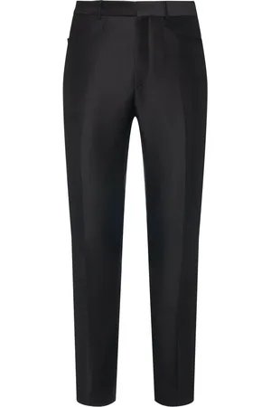 Tom Ford Wool Blend Twill Straight Pants
