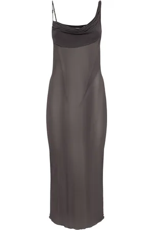 Dsquared2 Sheer Jersey Midi Dress