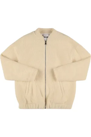 Msgm Bouclé Bomber Jacket