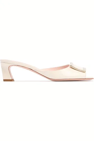 Roger Vivier 45mm Trompette Patent Leather Mules
