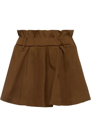 FORTE FORTE Heavy Cotton Blend Mini Skirt