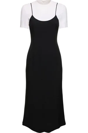 Moschino Envers Satin T-shirt Midi Dress