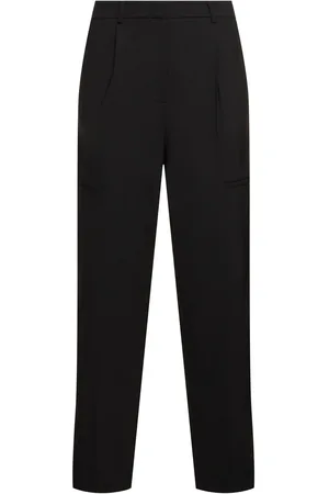 Msgm Wool Blend Tailored Straight Pants