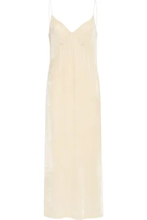 BLUMARINE Fluid Velvet Long Dress