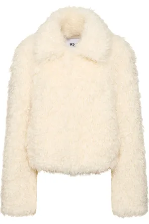 Msgm Furry Short Coat