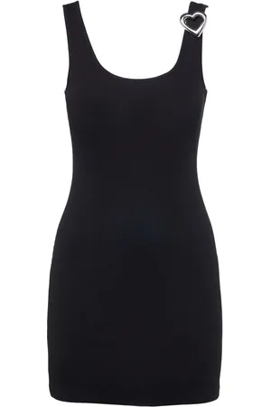 BLUMARINE Rib Knit Mini Dress