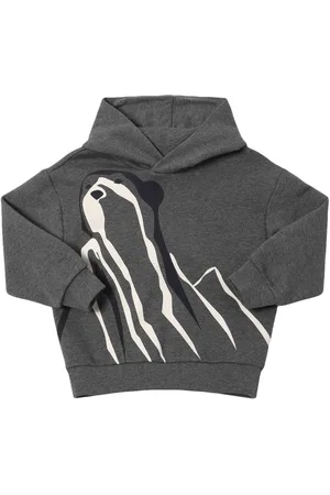 Il gufo Printed Cotton Sweatshirt Hoodie