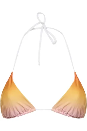 Casablanca Faded Triangle Bikini Top