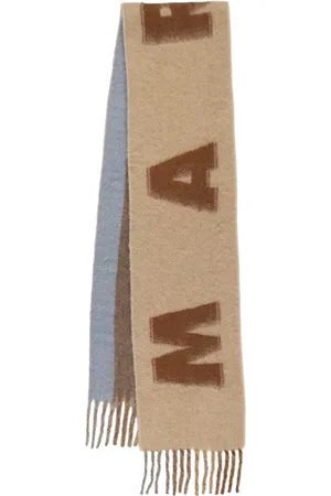 Marni Wool Blend Logo Scarf