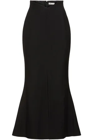 Bally Wool Blend Midi Skirt