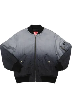 Diesel Printed Poly Bomber Jacket