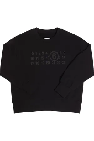 Maison Margiela Printed Cotton Jersey Sweatshirt