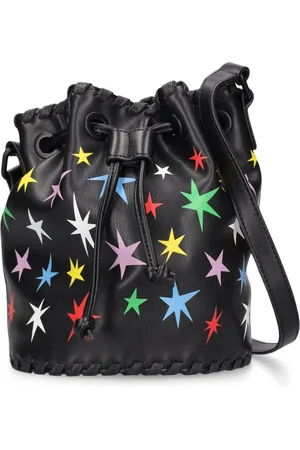Stella McCartney Printed Faux Leather Bucket Bag