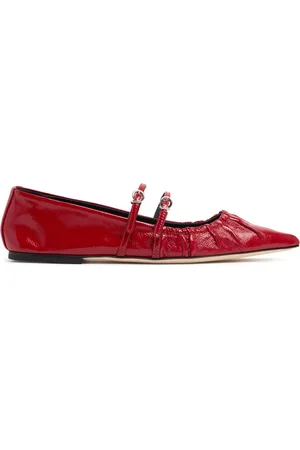 Msgm 5mm Naplak Ballerina Flats