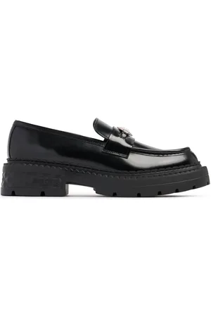 Jimmy Choo 20mm Marlow Leather Loafers