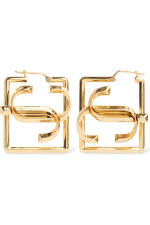 Jimmy Choo Square Hoop Earrings
