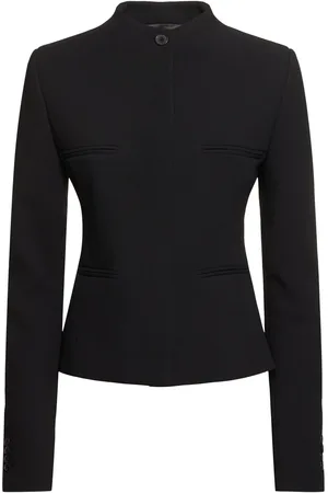 Courrèges Officer Heritage Tailored Crepe Jacket