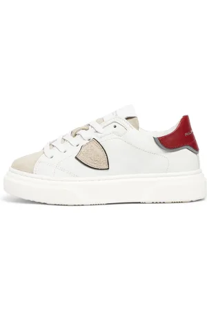 Philippe model Temple Leather Lace-up Sneakers