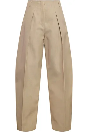 Jacquemus Le Pantalon Ovalo Wool Blend Wide Pants