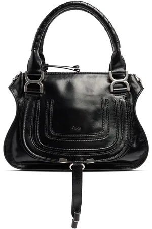 Chloé Marcie Shiny Leather Top Handle Bag