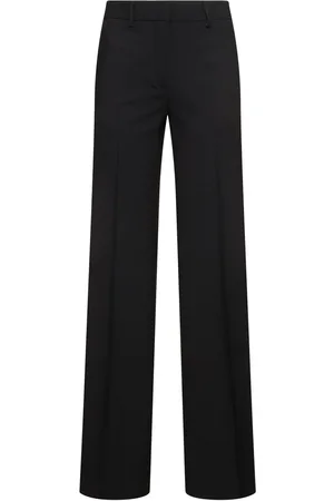 Msgm Wool Blend Tailored Flared Pants