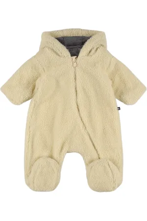 Petit Bateau Hooded Teddy Romper
